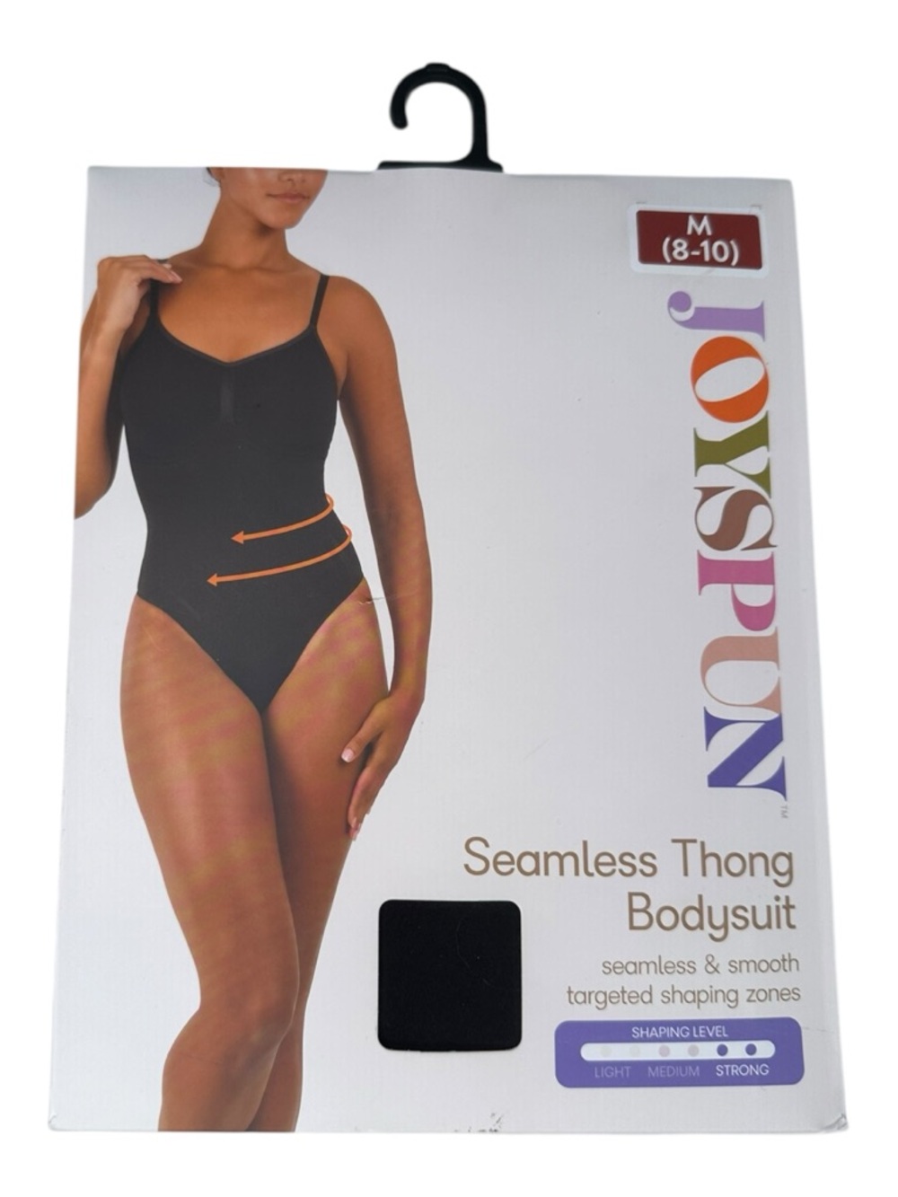 Joyspun Women’s Seamless Sculpting Thong Bodysuit – Size M – Black NWT - Picture 5 of 9